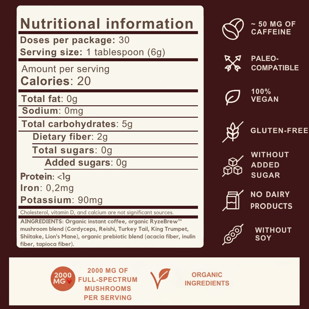 Ryzebrew™ Mushroom Coffee